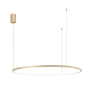 Suspension SOEL D100 cm LED en métal peint OR