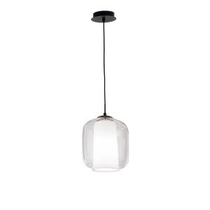 Lámpara de suspensión D22 cm - Vidrio soplado transparente BONNIE MOD2