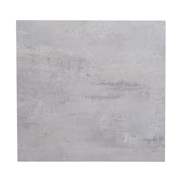 Tavolo pub ristorante bar quadrato 60x60 cm con piano laminato Cemento H 75