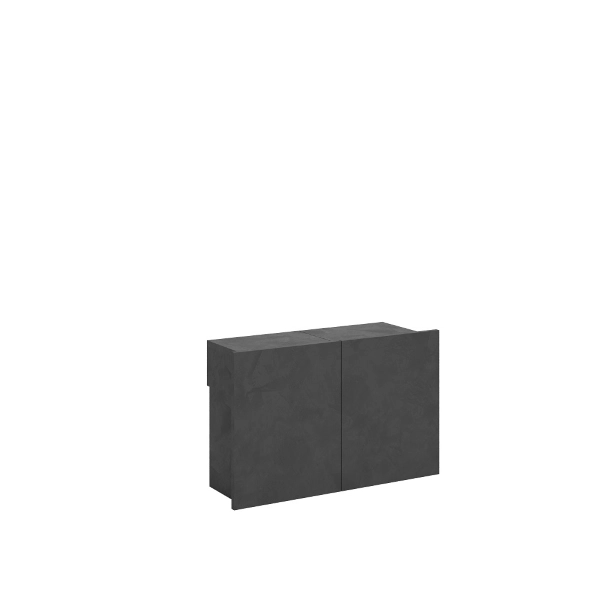 Siège à roulettes extensible jusqu'à 300 cm pour console ELIA anthracite
