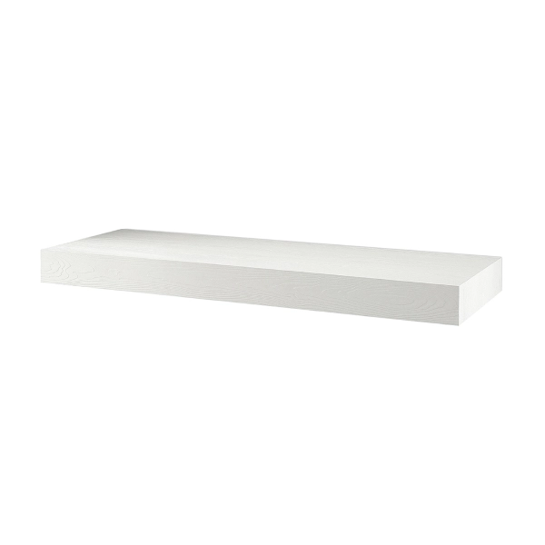 Etagère lavabo suspendue COSTA 120 cm en bois blanc