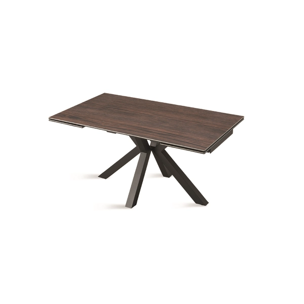 Mesa de cocina extensible 240 cm Tek JACKY encimera gres porcelánico