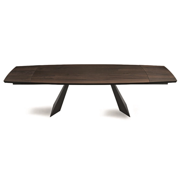 Mesa extensible 250 cm con tapa en Roble Térmico GILMOUR