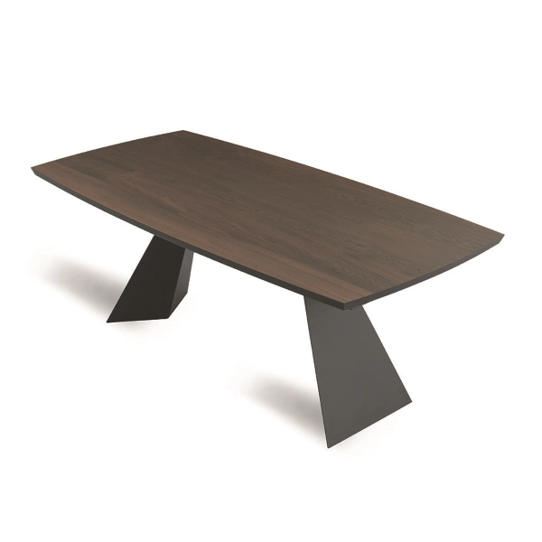 Mesa extensible 250 cm con tapa en Roble Térmico GILMOUR