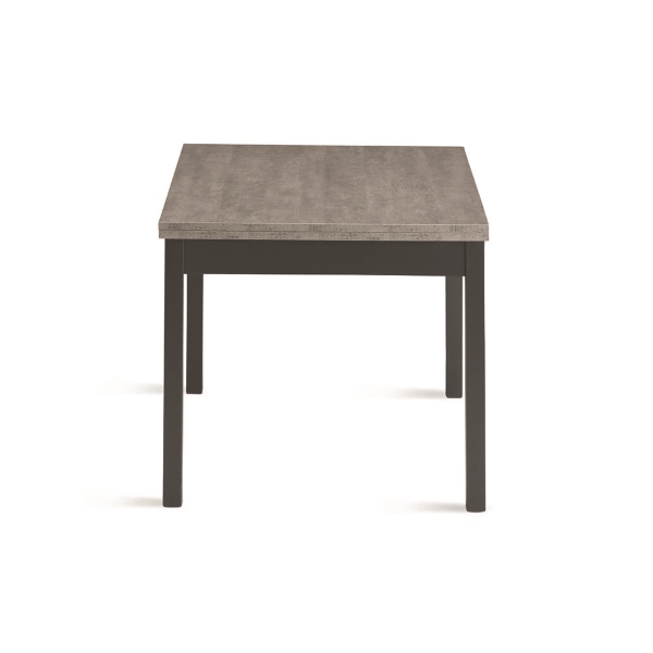 Mesa plegable de cocina de madera de 90 cm a 180 cm de hormigón - UGO