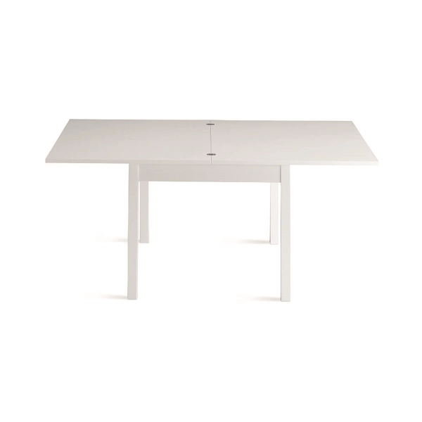 Mesa de cocina book de fresno blanco de 90 cm a 180 cm - UGO
