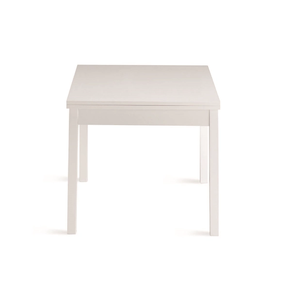 Mesa de cocina book de fresno blanco de 90 cm a 180 cm - UGO