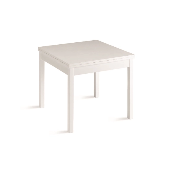 Mesa de cocina book de fresno blanco de 90 cm a 180 cm - UGO
