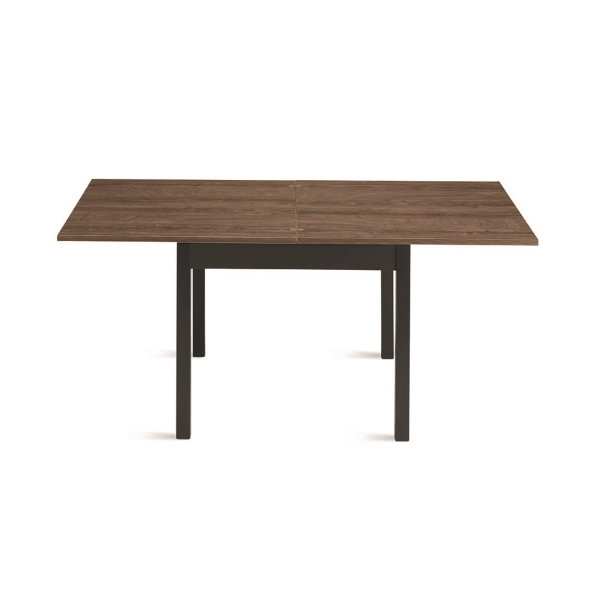 Mesa libro extensible de madera 90/180 Teca UGO