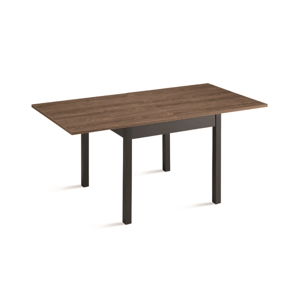 Mesa libro extensible de madera 90/180 Teca UGO