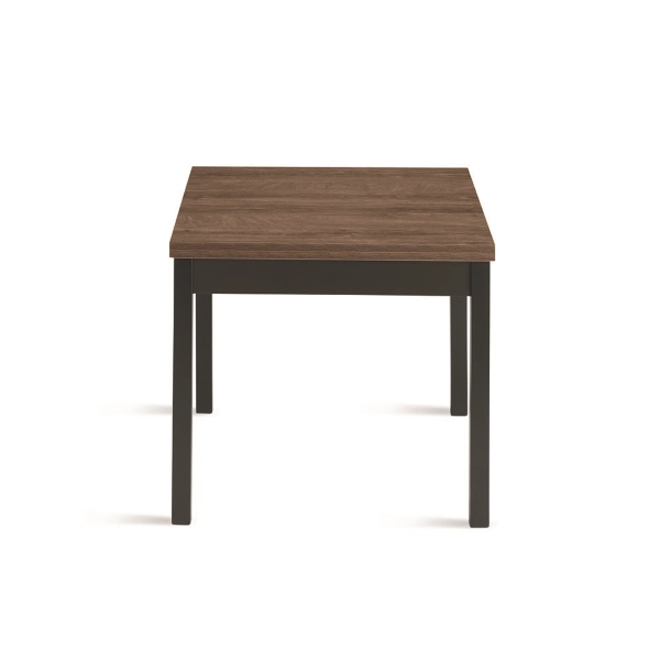 Mesa libro extensible de madera 90/180 Teca UGO