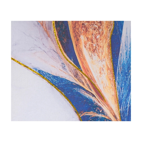 Cuadro moderno 80x160 cm sobre lienzo con marco de madera con diseño abstracto de mármol