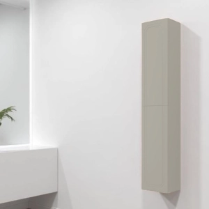 MAYA reversible hängende Badezimmersäule mit 2 Türen Creta Opaco