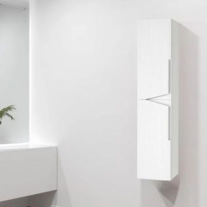 Reversible Badezimmersäule 160 cm HAITI Weiße Lärche