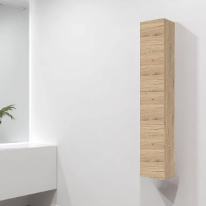 Colonna sospesa reversibile 30X160 cm a 2 ante Quercia Naturale