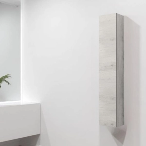 Colonna reversibile singola a 1 anta 160H Quercia Bianco