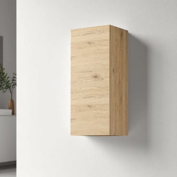 Wandschrank 30x22 mit Wendetür in Eiche natur