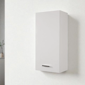 Hängende Einzelwandeinheit 34x22 glänzend weiß
