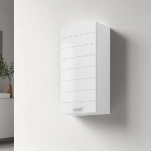 Einzelne hängende Wandeinheit RIGO 34x22 Glänzend Weiß