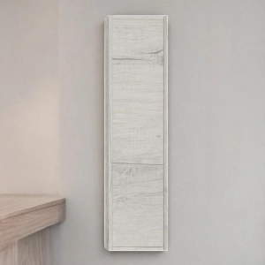 Einseitig aufgehängte umkehrbare Säule H120 LUNA Eiche Weiß