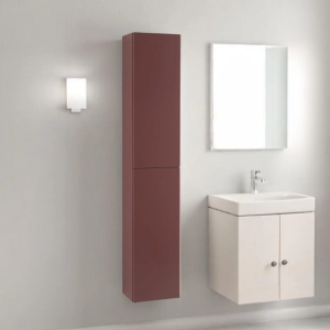 Abgehängte Badezimmersäule 160 h cm umkehrbar GIGLIO Matt Rust Finish