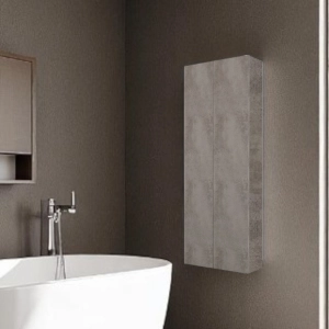 Doppelte Hängesäule 60X160 cm mit 2 Wendetüren Zement