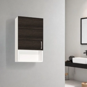 Hängeschrank mit offenem Fach und Olmo Caffè-Tür 43x71