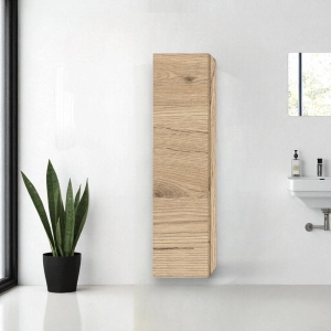 Hängesäule H160 mit 1 Wendetür in Natureiche