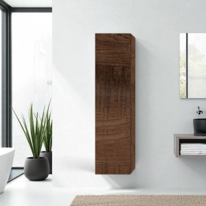 Hängesäule H160 mit 1 Wendetür Tabacco