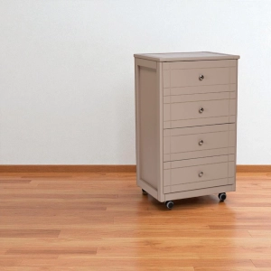 Carrello Cassettiera Giada con piano mattonelle in ceramica TORTORA