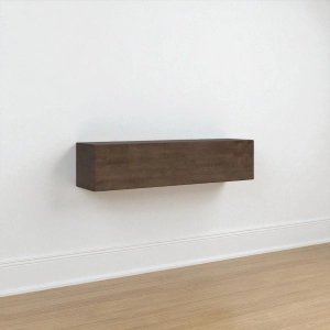 Horizontal wall unit with vasistas door 174 cm Isoka walnut