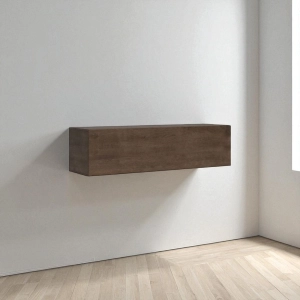 Horizontal wall unit with vasistas door 154 cm Isoka walnut