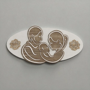 Quadro capezzale in legno laminato 59x119 cm