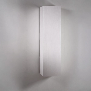 Hängesäule H160 mit 1 Wendetür in Esche weiß