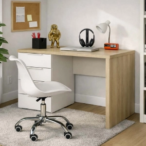 Desk in real OFFICE GLASSY 120X70X75