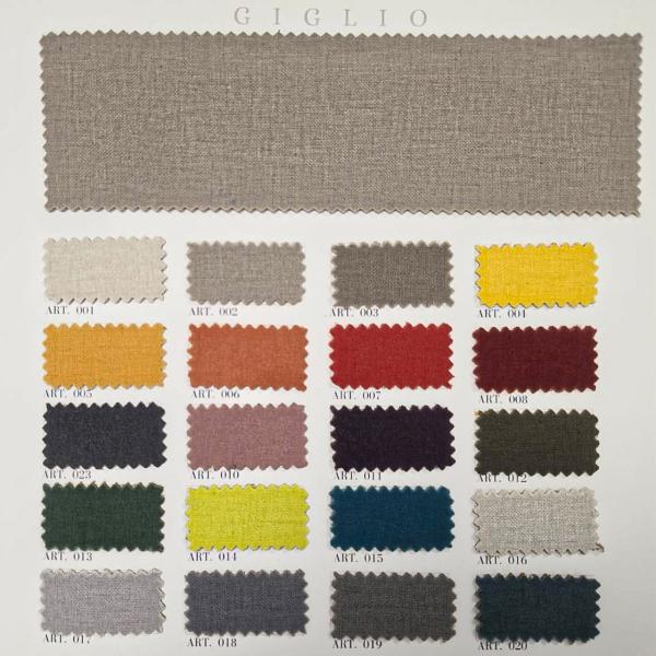 Sofá de tejido antimanchas L200 cm respaldo ajustable - Liff Gris