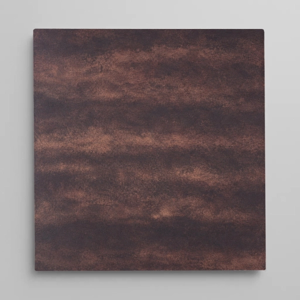 Plateau universel pour table carrée en HPL Corten 80x80 cm