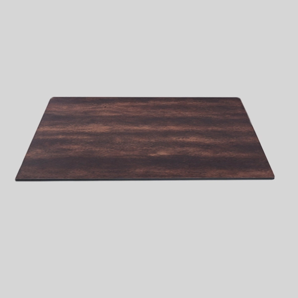 Plateau universel pour table carrée en HPL Corten 80x80 cm