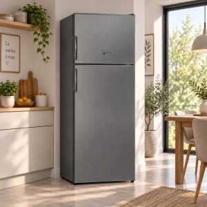 Frigorifero 145x54 cm Doppia Porta 230L Atlantic Grigio