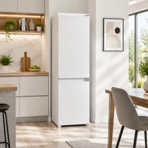 Frigorifero da incasso Doppia Porta 177x54 cm 320L Atlantic Bianco