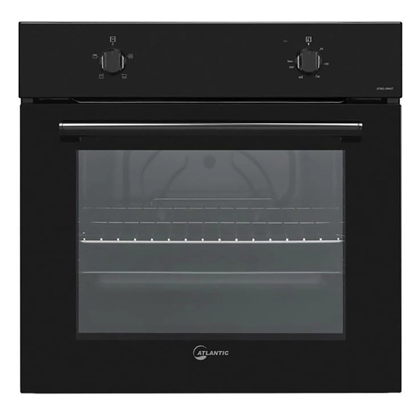Atlantic 60x58 cm 72L Static Built-In Electric Oven Black