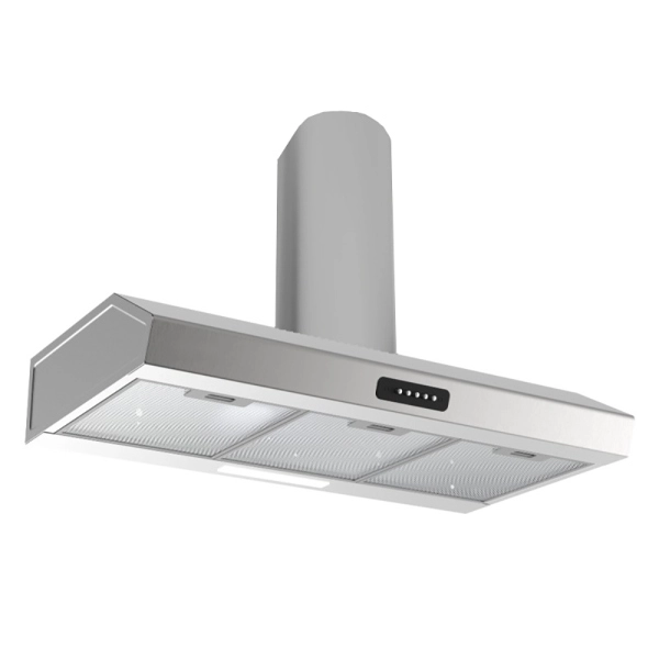 Kumtel 90x48 cm Stainless Steel Kitchen Extractor Hood