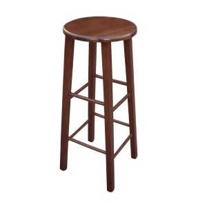 TONDO stool in solid wood h80 cm