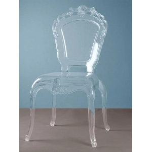 REGNA chair in transparent polycarbonate