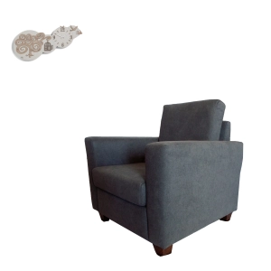 Renè armchair in fabric Dark Gray
