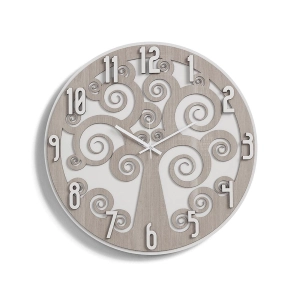 Wall clock D50 TREE OF LIFE 2 in laminated wood BRC