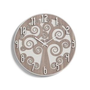 Wanduhr D50 TREE OF LIFE 2 aus TRS-Schichtholz