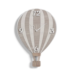 Wanduhr aus laminiertem Holz 41X59 cm BRC - Ballon