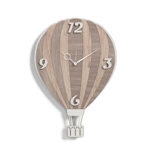 Wanduhr aus laminiertem Holz 41X59 cm TRS - Ballon