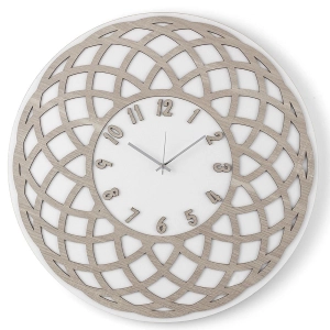 Runde Wanduhr D30 cm Schichtholz GLOBO BRC